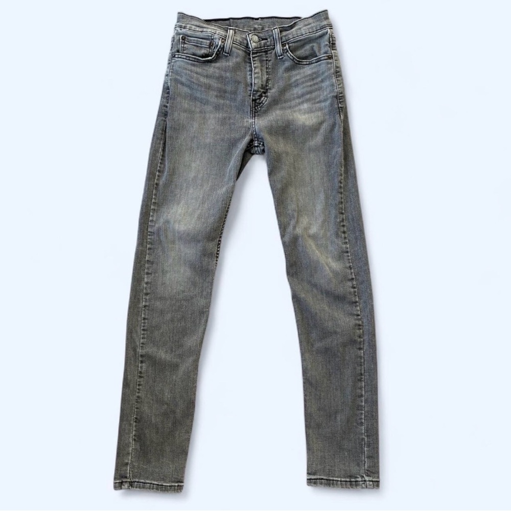 Levi’s high rise skinny jeans Gray washed out style Punk indie alt streetwear